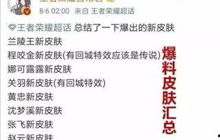 皮肤爆料最新信息查询,最新信息深度解析 第2张 皮肤爆料最新信息查询,最新信息深度解析 第2张